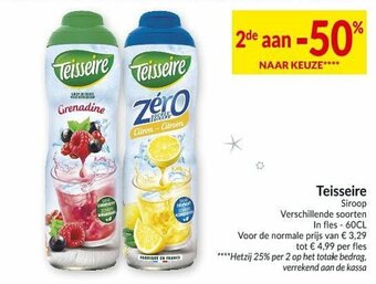 Intermarché Teisseire aanbieding