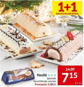 Intermarché Nestle 2x1L aanbieding
