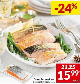 Intermarché Zalmfilet met vel aanbieding