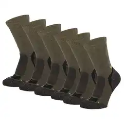 Decathlon Xtreme Hiking Sokken Merinowol 6-pack Multi Green aanbieding