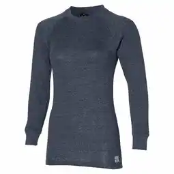 Decathlon Heatkeeper Thermoshirt Lange Mouw Dames Comfort Antraciet Melange aanbieding