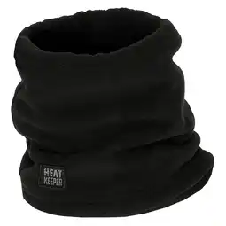 Decathlon Heatkeeper Kinder Nekwarmer Fleece Zwart aanbieding