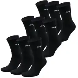 Decathlon Puma Sportsokken zwart 9 paar aanbieding
