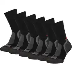 Decathlon Xtreme Hiking Sokken Merinowol 6-pack Multi Black aanbieding