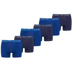 Decathlon Puma Sport Boxershorts Katoen 6-pack Blauw aanbieding