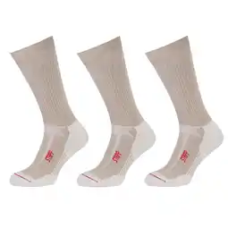 Decathlon STAPP Wandelsokken Techno Boston All Season 3-pack Beige aanbieding