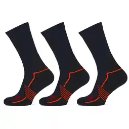 Decathlon STAPP Wandelsokken Active Outdoor Bamboe Marine 3-pack aanbieding