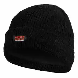 Decathlon Heatkeeper Dames Thermo Muts Chenille Zwart aanbieding