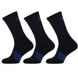 Decathlon STAPP Wandelsokken Techno Bamboo 3-pack Marine aanbieding