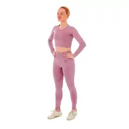 Decathlon Xtreme Sportswear Dames Sportset - Sportlegging + Sport Croptop - Roze aanbieding