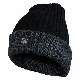 Decathlon Heat keeper Thermo Heren Muts Zwart aanbieding