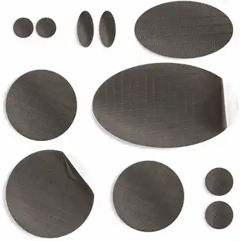 Decathlon Reparatiepleisters voor donsjacks | regenjassen (antracietbruin) aanbieding