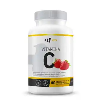 Decathlon Vitamine C 1000 mg kauwbaar - 60 tabletten Acid Strawberry MM Supplements aanbieding