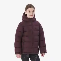 Decathlon Dikke gewatteerde kinderjas Pike Lake bordeaux aanbieding