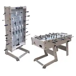 Decathlon Scorpion Kick Voetbaltafel, Opvouwbaar, 2 Speelballen, Houtlook aanbieding