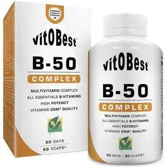 Decathlon B-50 Complex - 60 VitoBest plantaardige capsules aanbieding