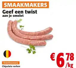 Colruyt Chipolata varken aanbieding