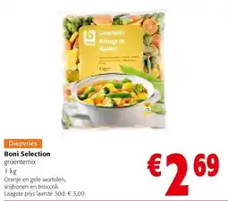Colruyt Boni Selection groentemix 1 kg aanbieding