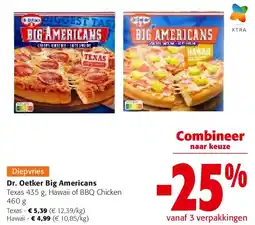 Colruyt Dr. Oetker Big Americans Texas aanbieding