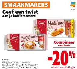 Colruyt Lotus Madeleine 16 x 25 g aanbieding