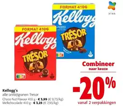 Colruyt Kellogg’s Choco Nut Flavour 410 g aanbieding