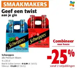 Colruyt Schweppes Basil & Sicilian Lemon aanbieding