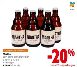 Colruyt Martha Sexy Blond sterk blond bier aanbieding