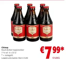Colruyt Chimay Rood donker trappistenbier aanbieding
