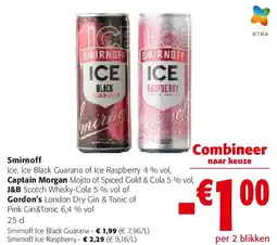 Colruyt Smirnoff Ice Black Guarana aanbieding