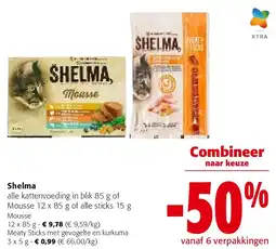 Colruyt Shelma Mousse 12 x 85 g aanbieding