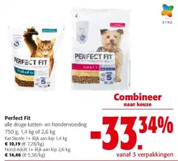 Colruyt Perfect Fit Kat Sterile 1+ Rijk aan kip 1,4 kg aanbieding