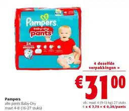 Colruyt Pampers aanbieding