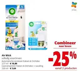 Colruyt Air Wick Automatische verstuiver Katoen & Orchidee 237 ml aanbieding