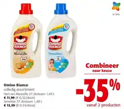 Colruyt Omino Bianco Hart van Marseille 37 dosissen 1,48 L aanbieding