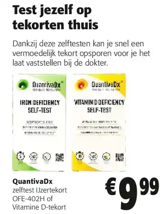 Colruyt QuantivaDx aanbieding