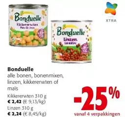 Colruyt Bonduelle Kikkererwten 310 g aanbieding