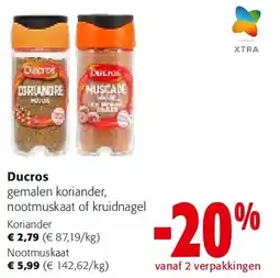 Colruyt Ducros Koriander aanbieding