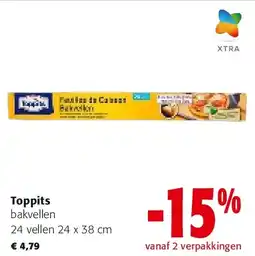 Colruyt Toppits bakvellen 24 vellen 24 x 38 cm aanbieding