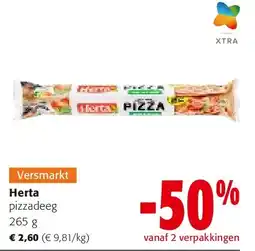 Colruyt Herta pizzadeeg 265 g aanbieding