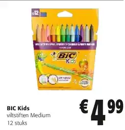Colruyt BIC Kids viltstiften Medium 12 stuks aanbieding