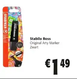 Colruyt Stabilo Boss Original Arty Marker Zwart aanbieding
