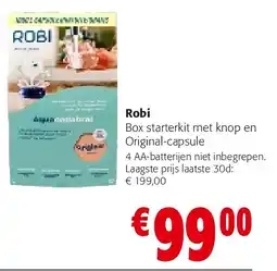 Colruyt Robi Box starterkit met knop en Original-capsule aanbieding