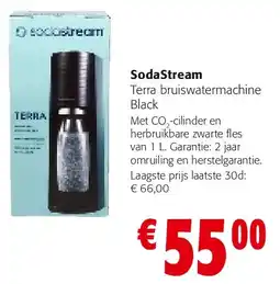 Colruyt SodaStream Terra bruiswatermachine Black aanbieding