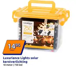 Action Luxuriance Lights solar kerstverlichting aanbieding