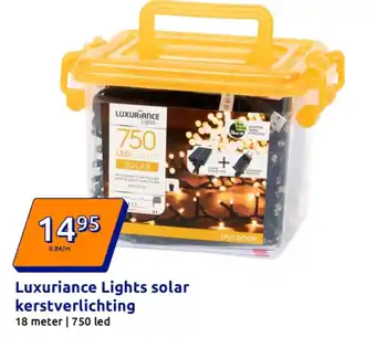 Action Luxuriance Lights solar kerstverlichting aanbieding