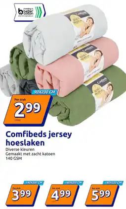 Action Comfibeds jersey hoeslaken aanbieding