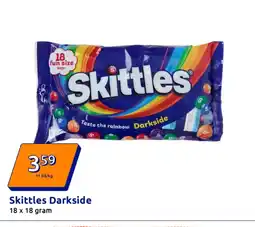 Action Skittles Darkside aanbieding