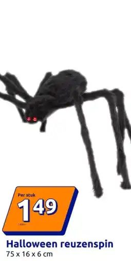 Action Halloween reuzenspin aanbieding