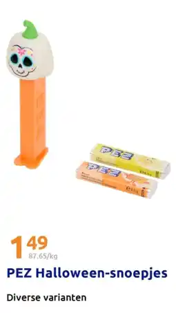 Action PEZ Halloween-snoepjes aanbieding