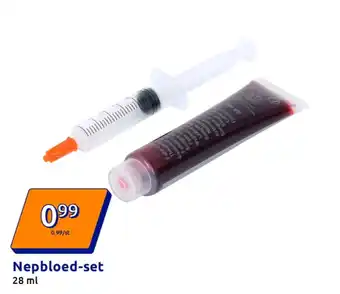 Action Nepbloed-set aanbieding